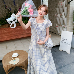 2025【现货夏款】新货格子连衣裙201-Q051-P145-控218