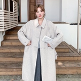 2025【现货冬款】新货极简风灰色双面尼201-Q292-P295-控418，女装毛呢外套，浙宝201