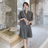 【现货春款】女装长袖连衣裙简约风201-2203-p115-控168，女装连衣裙，浙宝201