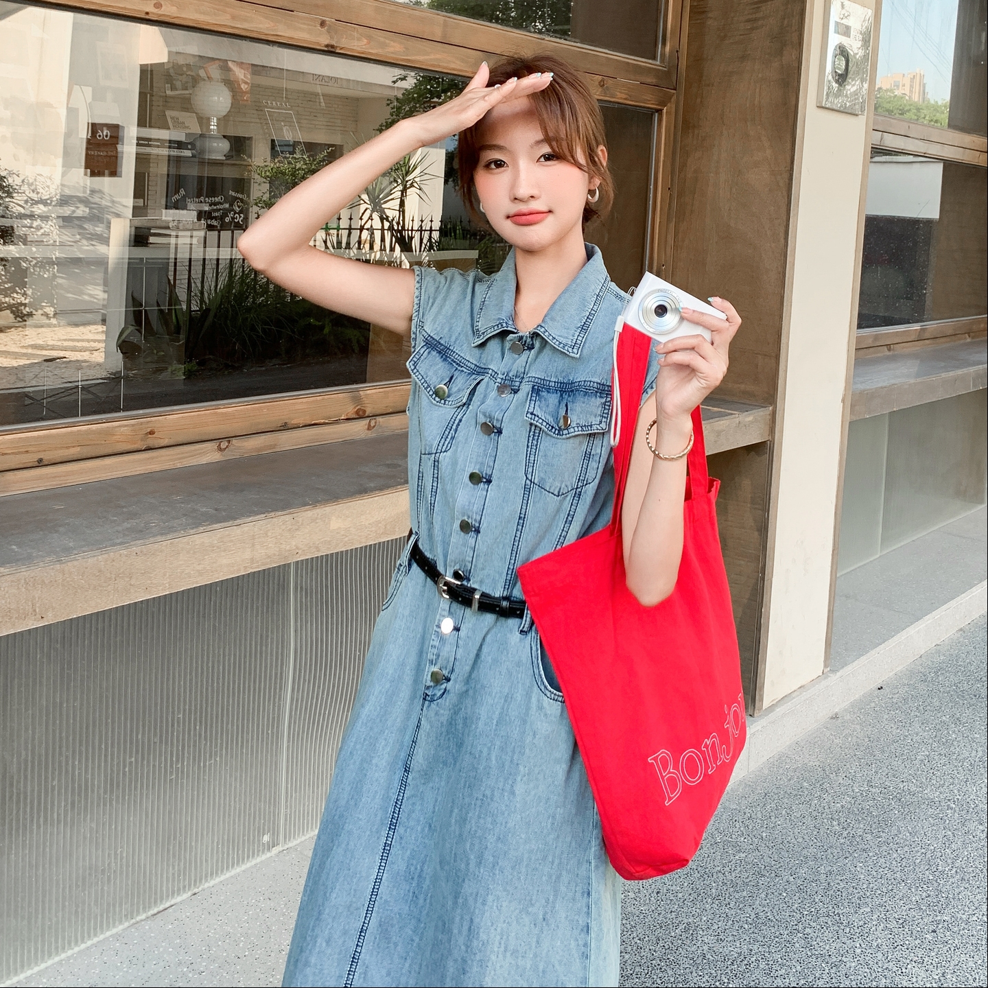 2025【现货夏款】新货牛仔连衣裙201-Q070-P145-控218，女装连衣裙，浙宝201