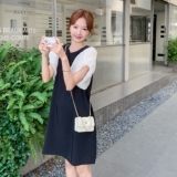 2025【现货夏款】新货泡泡袖连衣裙201-Q099-P125-控188，女装连衣裙，浙宝201