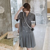 【现货春款】女装长袖连衣裙简约风201-2203-p115-控168，女装连衣裙，浙宝201