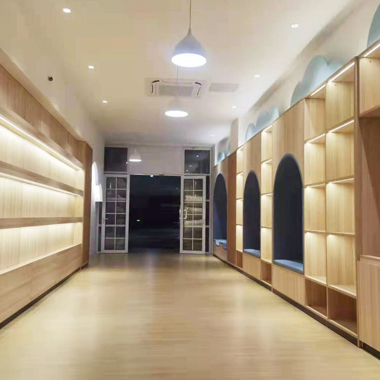 环形定制现代简约高颜值艺术馆实木网格书架落地轻奢高级感书柜,商业/办公家具,展示柜/陈列柜/展示架/货柜,淘宝优惠券,粉丝福利购,淘宝优惠卷