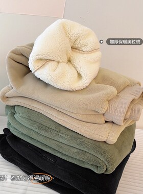 男童加绒运动裤子冬装秋冬款婴儿童装D宝宝小童长裤棉裤保暖X4124