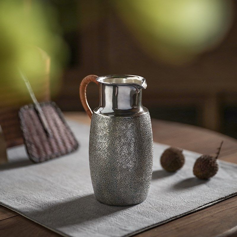 纯银999银壶家用酒壶酒杯分酒器酒具日式一张打泡茶银器酒具套装,餐饮具,家用酒壶,淘宝优惠券,粉丝福利购,淘宝优惠卷