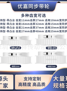 同步带轮夹持型XL36齿宽11内孔5 6.35 8 10 121516齿形带同步带轮