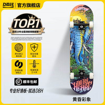 DBH黄昏彩象组装整版双翘滑板