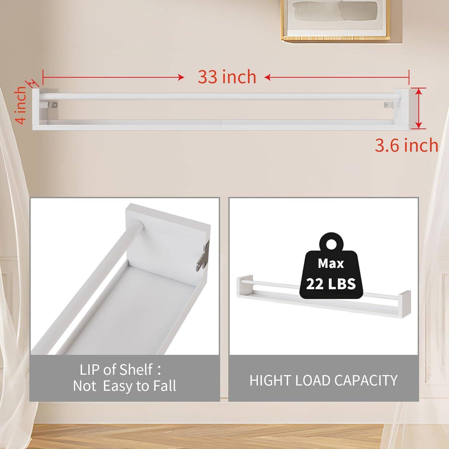 墙儿童杂志绘本纳置上物架收pcs4壁精美-006挂小书架手伴玩偶整理