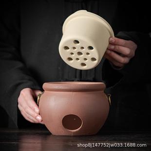 家用 围炉煮碳茶器茶壶0582炭火茶炉户茶外一套火壶烤煮茶茶器日式
