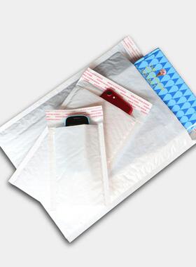 白色珠光膜气泡袋泡沫信封袋服物包装装快递袋防RWN水防震流袋汽