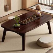 可AGL叠飘窗桌子家用用榻榻米小茶几窗台炕床桌上吃饭矮桌子学折