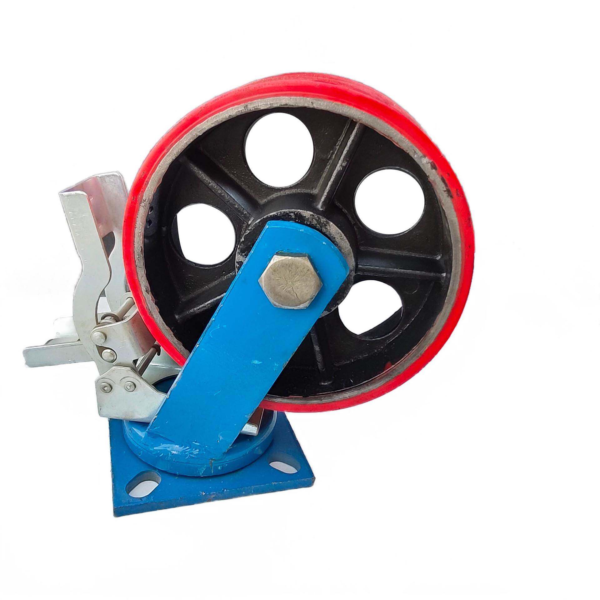 1优质重无品牌/静音机脚轮6寸8寸10寸12寸14寸6寸托辊手推车工业