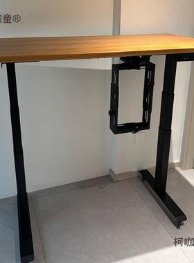 悬机挂主托免打孔降桌机GNU箱架中托小型简升易麦太保