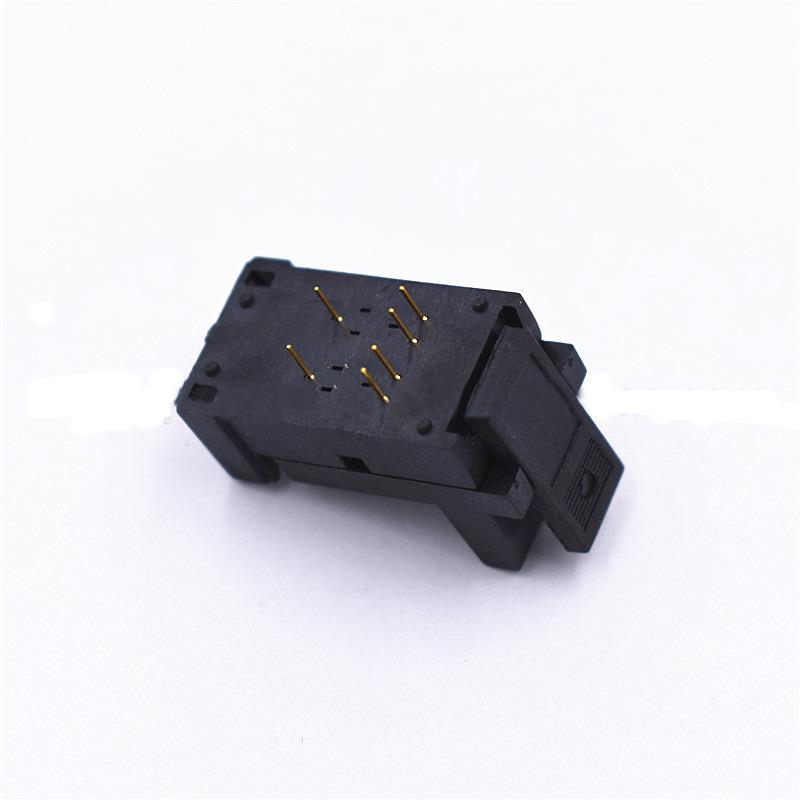 HMIU厂家现耐货温老化座bav99镀金针芯片宽1.4SUCIO高TL23-3L测试