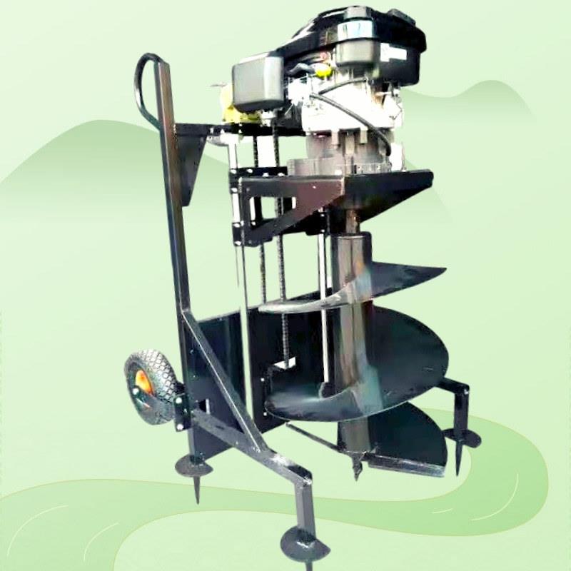 坑RIW挖土地机埋钻桩打洞器农用钻小型便携式大功率螺旋式