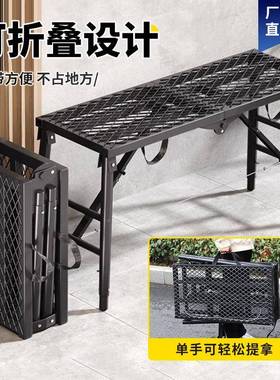 折叠QRE马凳加厚特厚黑刮金钢降便携式室内腻子装工修梯子地脚手