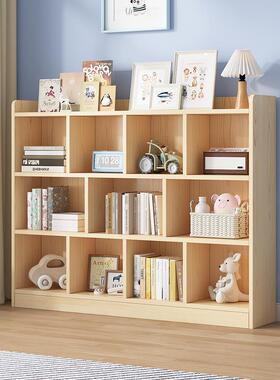 2I木架置物架落实地矮F77M6588柜儿学生书柜家用客厅简易童收纳书