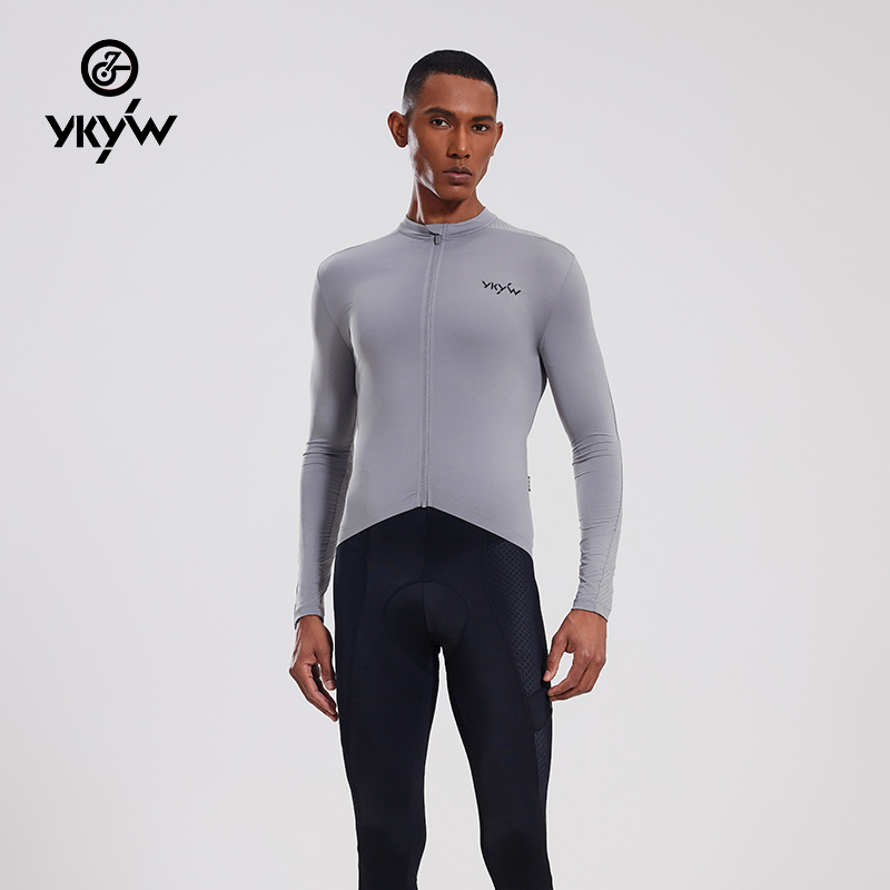 YKYW骑行服男长袖上衣春夏季