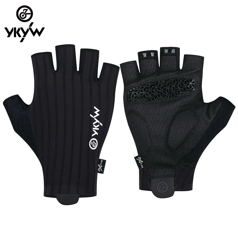 YKYW半指骑行手套男女3D打印掌垫