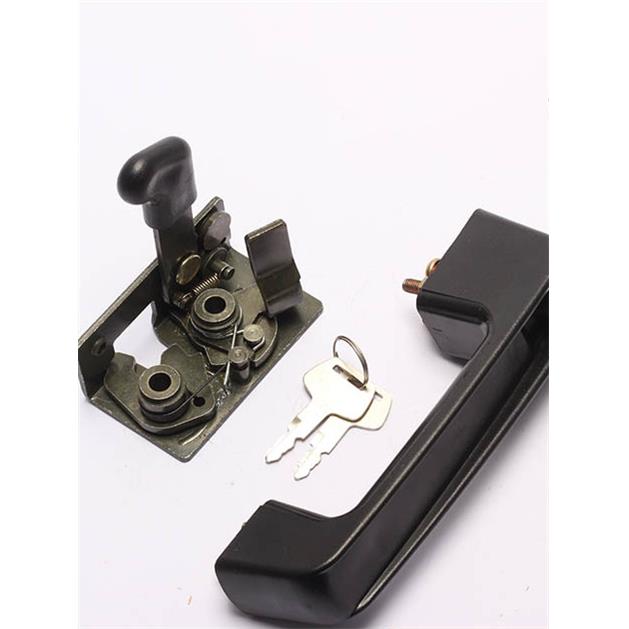 挖掘机配件适用于雷诺65驾驶室门锁总成锁块手柄