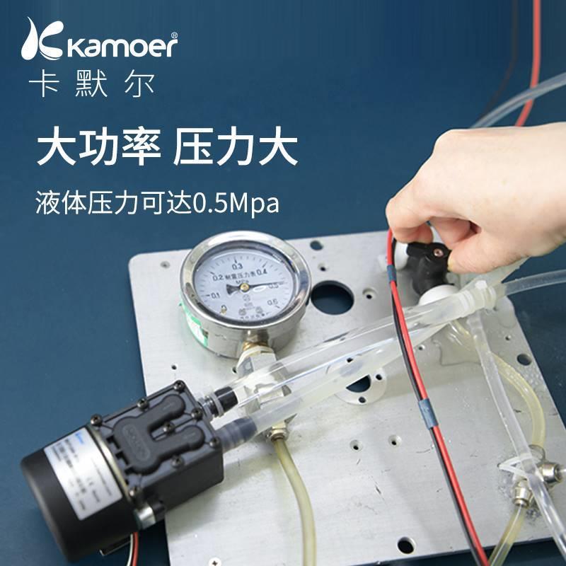 卡默尔隔膜泵12v电机微型泵水泵 吸水泵循环泵耐腐蚀自吸泵压力泵