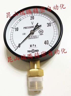 AVS-G3/8-100x40MPa-14.5M绿线 TOAKO东洋计器耐振压力表