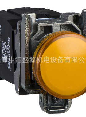 XB4BV35=ZB4BV3+ZB4BV05黄色110VAC指示灯22mm圆形指示灯XB4BV35