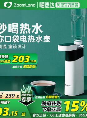 美国卓朗可携式烧水壶瞬热式电热烧水杯旅行出差迷你小型智能恒温