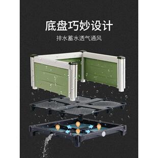 种菜专用箱种植箱阳台长方形花盆蔬菜家庭特大号塑料花箱户外神器
