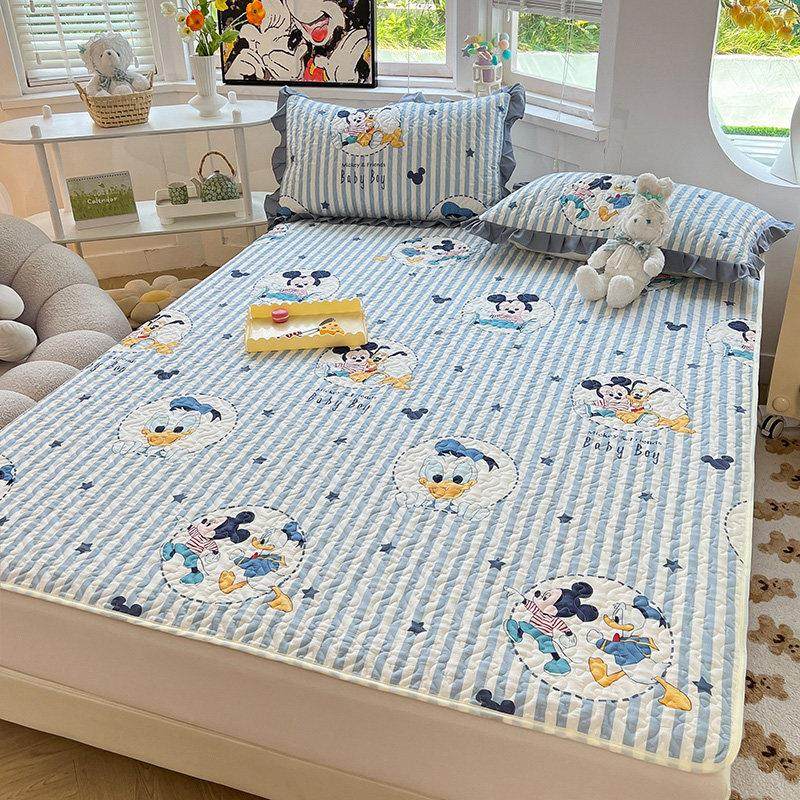 定制A类卡通纯棉床盖榻榻米儿童床单全棉夹棉绗缝炕盖单四季通用,床上用品,床盖,淘宝优惠券,粉丝福利购,淘宝优惠卷