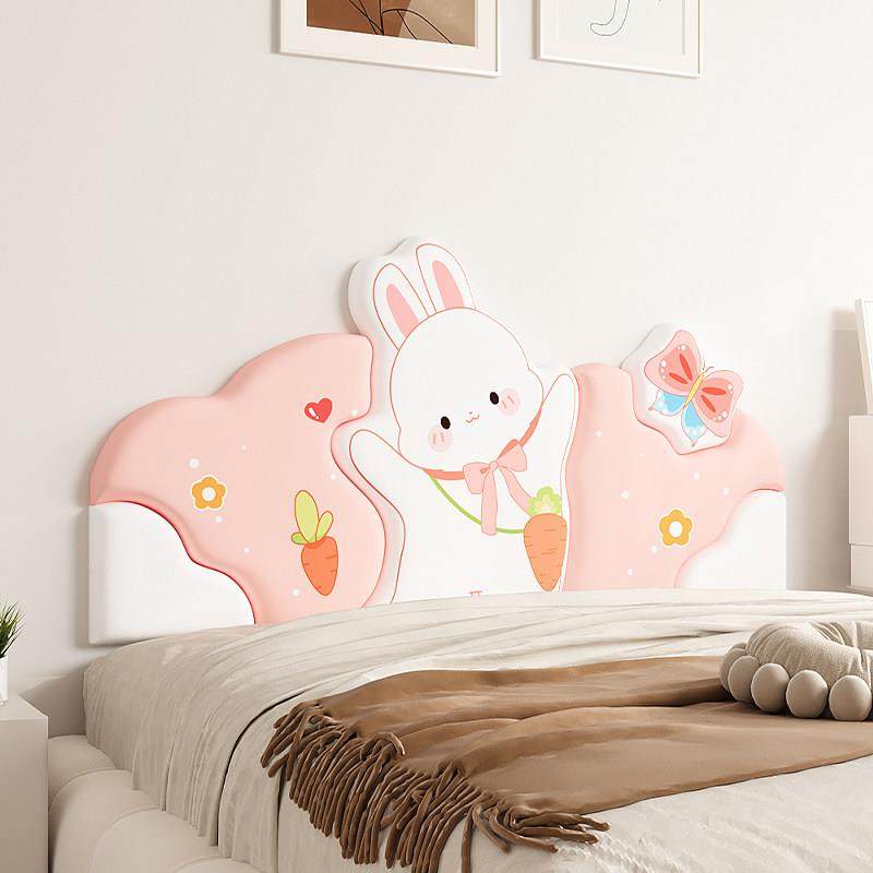 儿童床头靠垫软包2025新款公主兔子榻榻米无床头靠背枕软床头防撞,居家布艺,床头靠垫,淘宝优惠券,粉丝福利购,淘宝优惠卷
