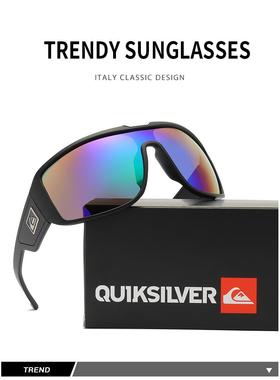 户外运动骑行镜 黑色冲浪眼镜 男女通用滑雪镜时尚连体镜大框墨镜