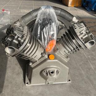 捷豹款式三缸空气压缩机活塞式空压机机头总成打气泵头配件0.25 1