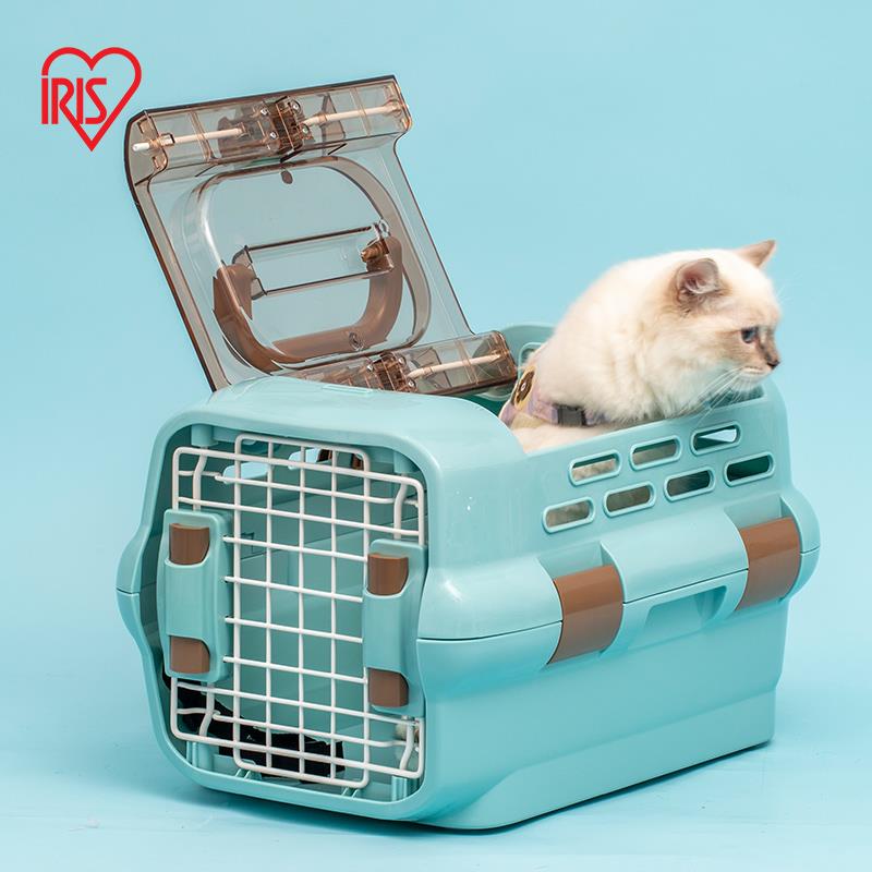 IRIS宠物可携式箱揹包猫笼子狗狗外出车载宠物箱手提宠物箱可携式