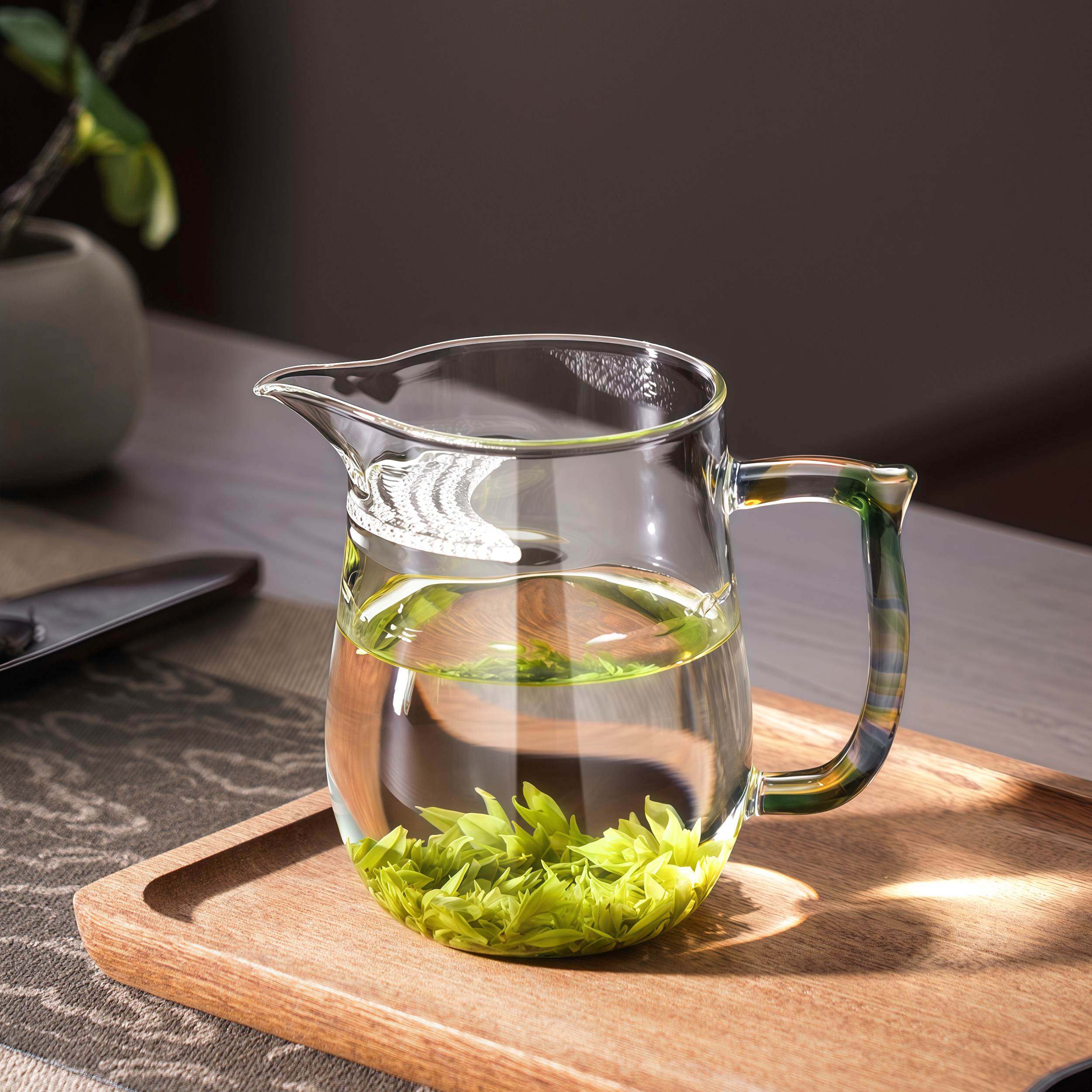 耐热加厚月牙公道杯高级高硼硅分茶水绿茶专用泡茶器自带过滤一体,餐饮具,公道杯,淘宝优惠券,粉丝福利购,淘宝优惠卷