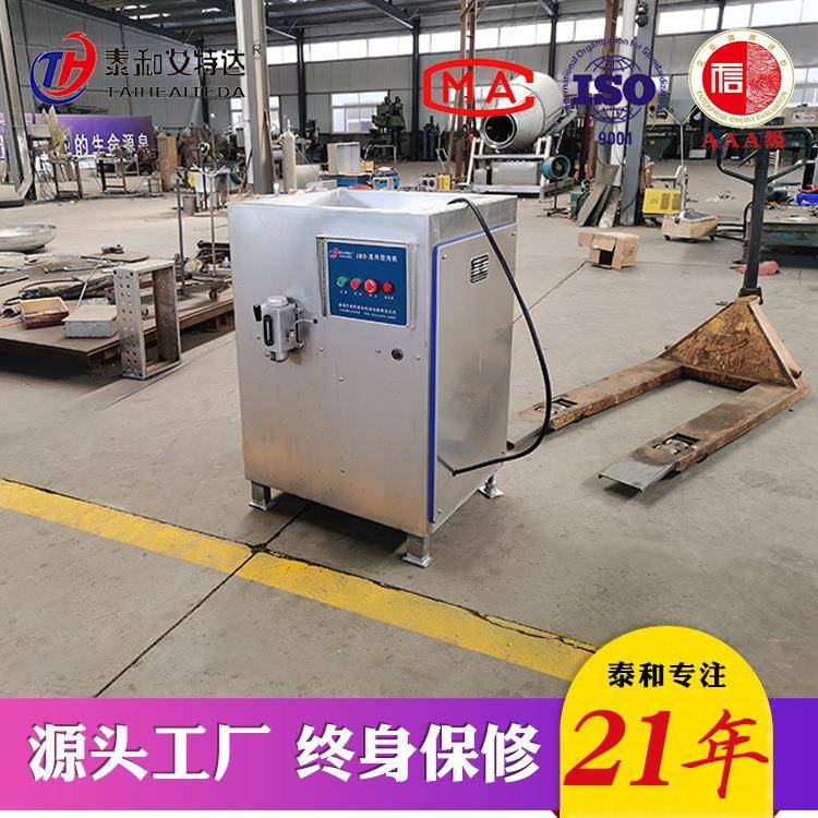诸城泰和鲜肉绞馅机 冻肉绞肉机 120型绞肉机 不锈钢绞肉设备