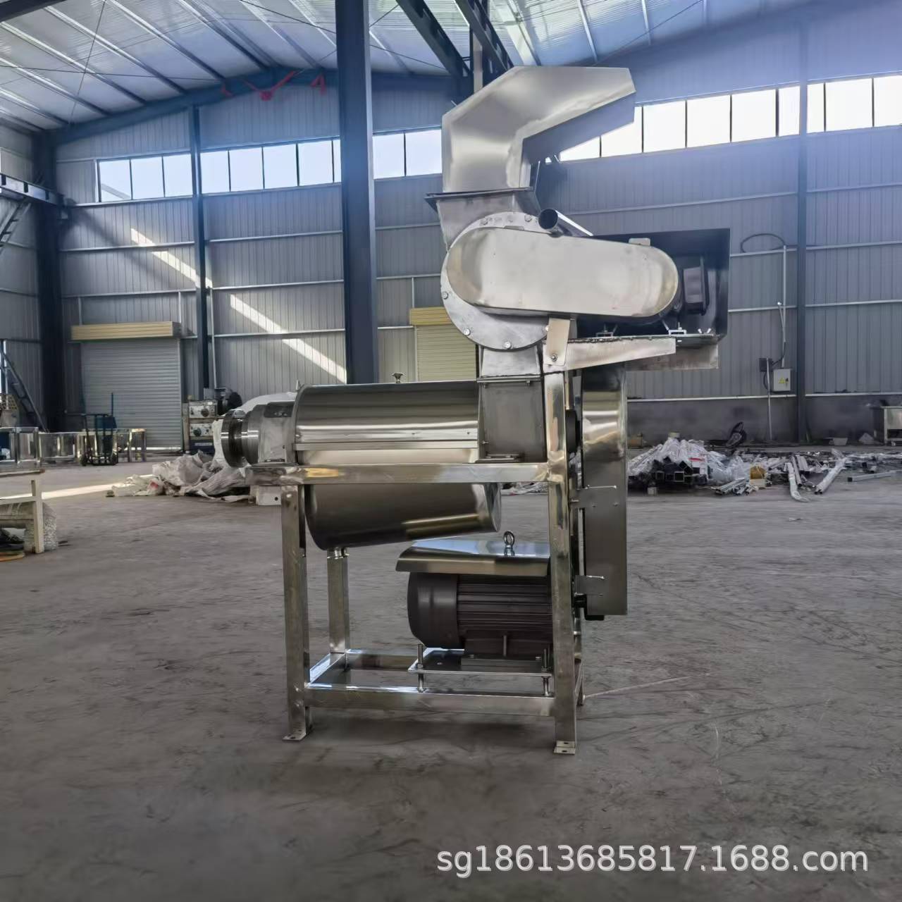 油甘果榨汁机 商用果蔬螺旋打汁机 甜菜菠菜桑叶破碎榨汁设备