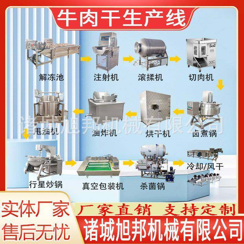 牛肉干加工设备 肉脯干全套生产机器 五香牛肉猪肉酱生产流水线,清洗/食品/商业设备,肉制品加工设备,淘宝优惠券,粉丝福利购,淘宝优惠卷