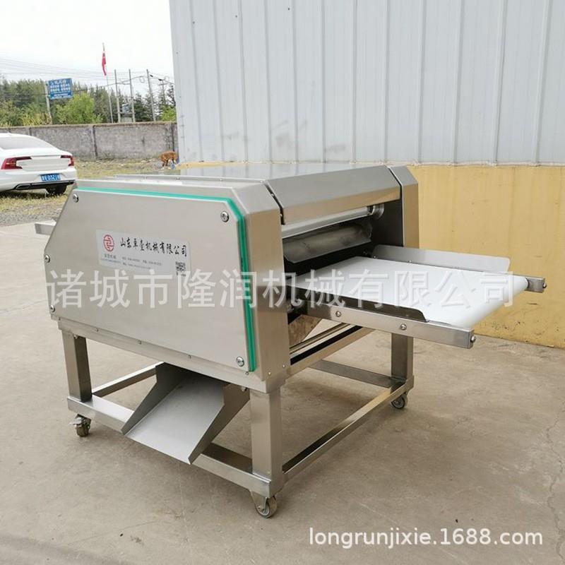 专业鸡脖去皮机 商用连续式鸡腿琵琶腿扒皮机 去皮干净省时省力