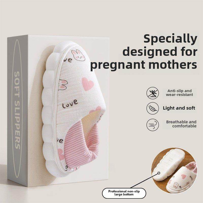 孕妇坐月子鞋夏季薄春秋季九月十月产后防滑软底袋跟女棉质拖鞋,孕妇装/孕产妇用品/营养,孕妇鞋,淘宝优惠券,粉丝福利购,淘宝优惠卷