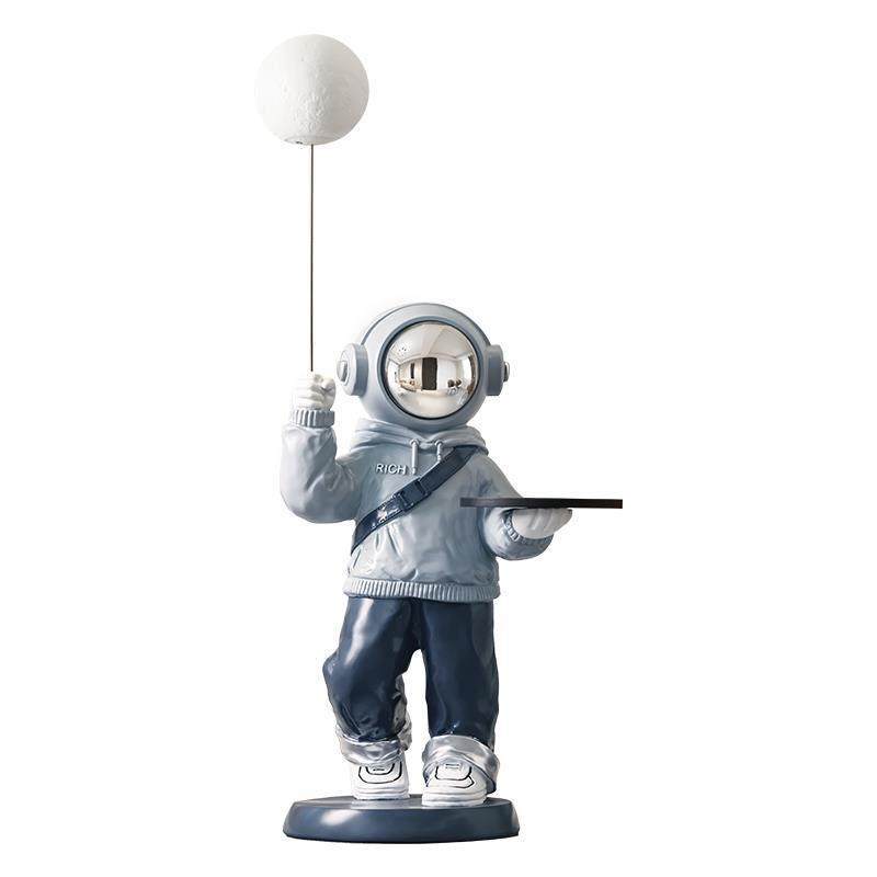 宇航员装饰品客厅大型落地式家庭电视柜装饰灯高端无障碍豪华乔迁,家居饰品,落地摆件,淘宝优惠券,粉丝福利购,淘宝优惠卷