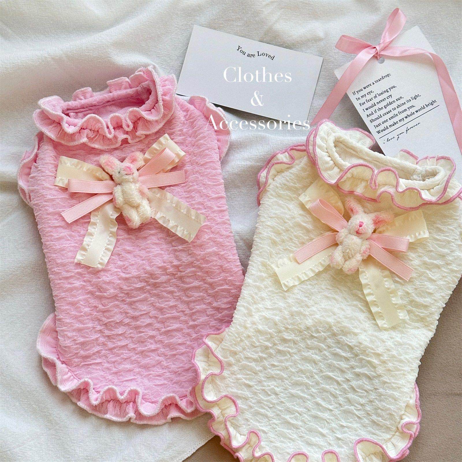 兔叽萝莉～宠物衣服夏季居家服西高地博美泰迪夏装小猫衣服防掉毛,宠物/宠物食品及用品,狗宠物服装/雨衣,淘宝优惠券,粉丝福利购,淘宝优惠卷