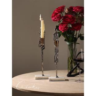 契阔家居 饰摆件 Feast瑰宴中古贵族风氛围烛台客厅卧室桌面轻奢装