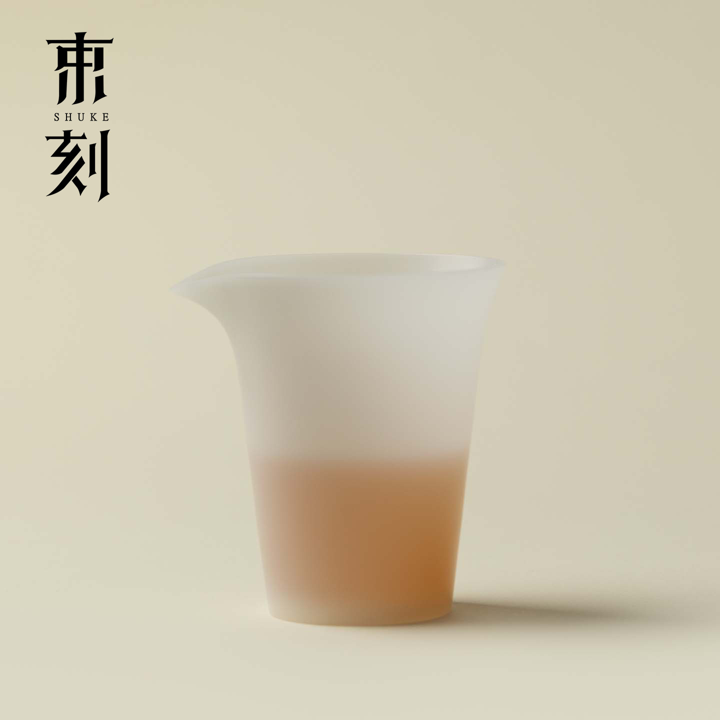 中国白超薄胎公道杯高档素烧