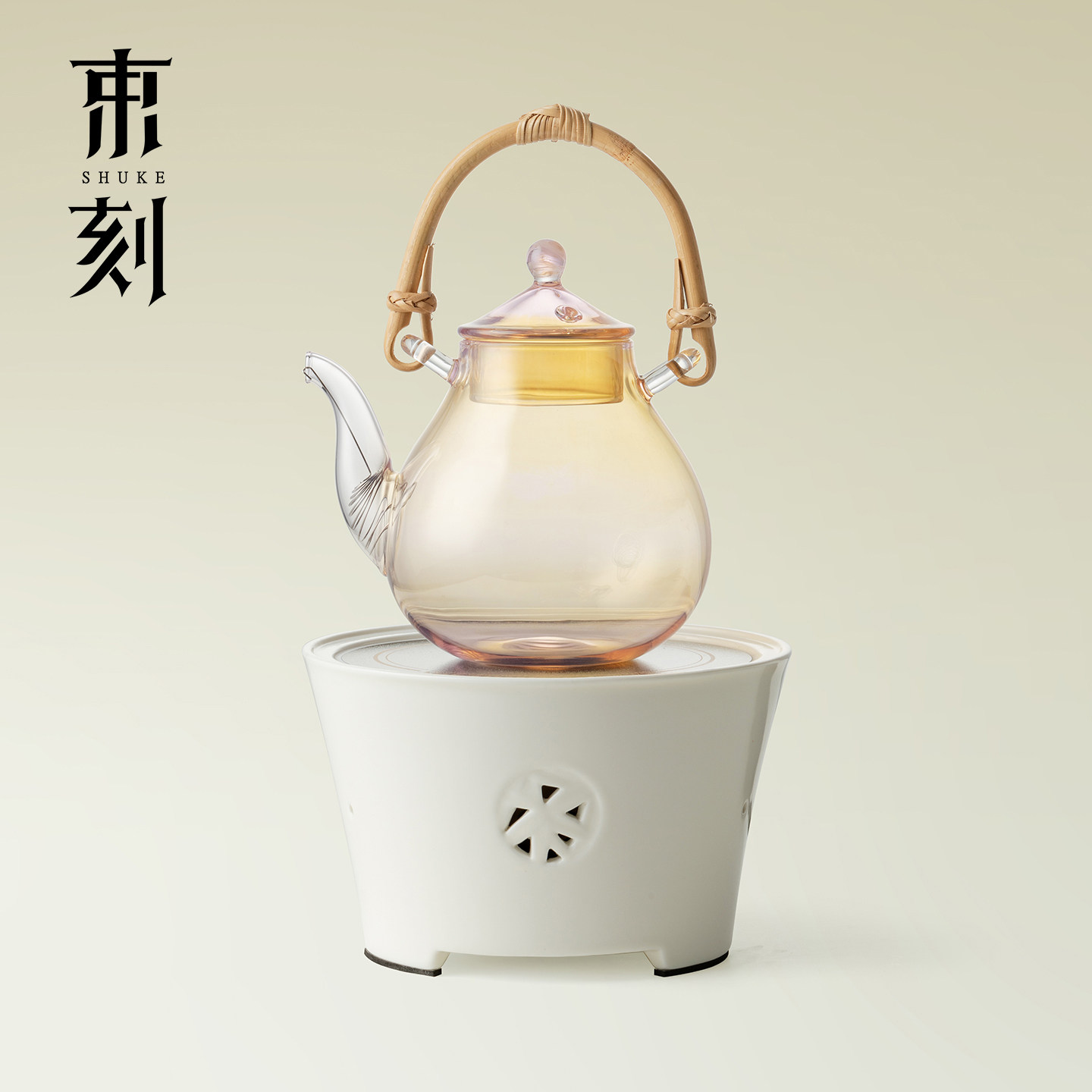 束刻 竹编玻璃提梁壶电陶炉套装耐高温泡茶煮茶器围炉煮茶养生壶,餐饮具,煮茶炉,淘宝优惠券,粉丝福利购,淘宝优惠卷