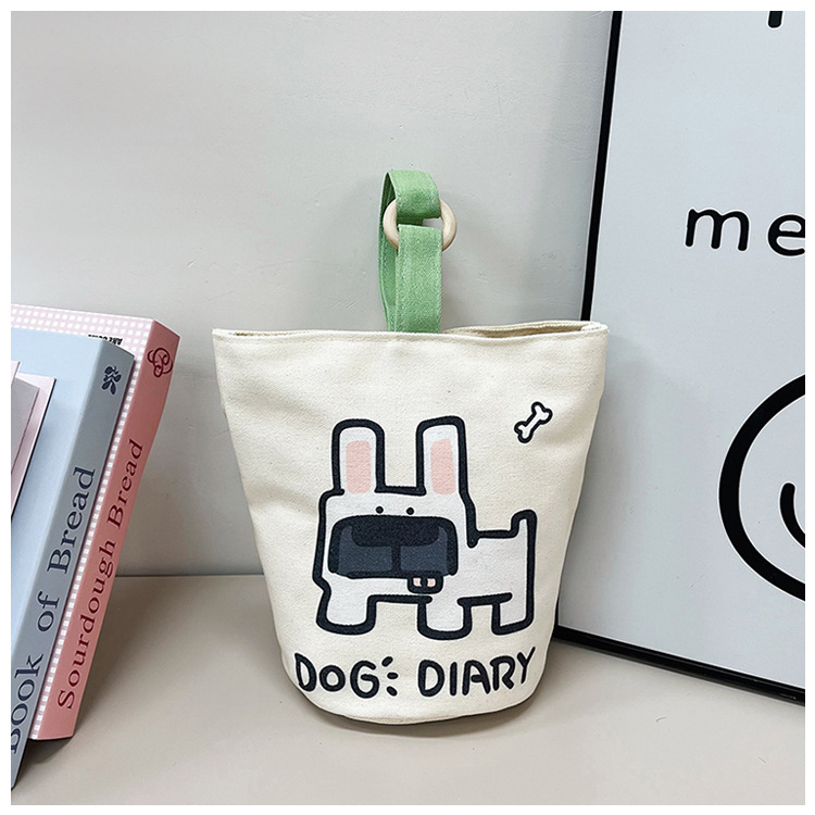 新款韩版手提袋帆布水桶包礼品袋