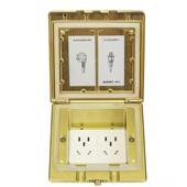 MSHML地插座全铜防水IP55级防护双层防水硅隐藏式 地板地面插座