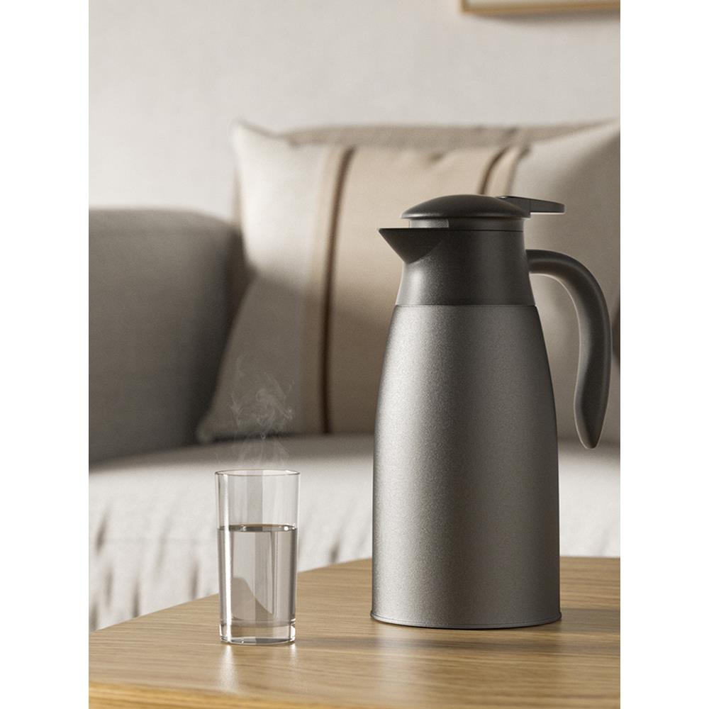 保温壶家用高颜值宿舍304不锈钢保温水壶2升大容量茶楼暖壶热水瓶