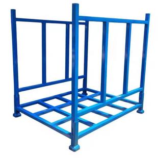 钢制折叠堆垛架可堆叠货架冷库仓储堆高架巧固架汽车零部件周转架