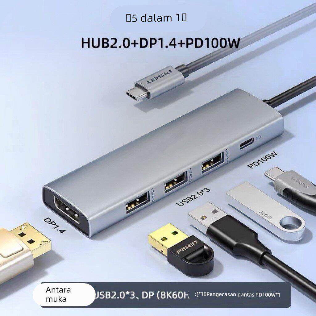 高刷4k120hz拓展坞适用于红魔6/7/8/9/Pro手机typec转换器转dp1.4